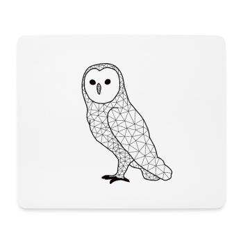 Owll GeomeTRIX - Mousepad (Querformat) - Weiß - Vorne