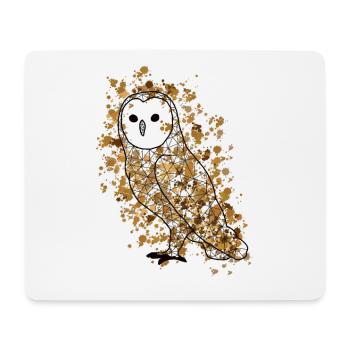 Owll GeomeTRIX bunt - Mousepad (Querformat) - Weiß - Vorne