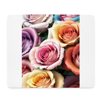 Floral 41 - Mouse Pad (horizontal) - white - Front
