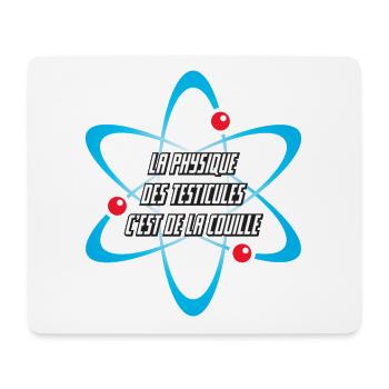 Physique comique 1 - Tapis de souris (format paysage) - blanc - Devant