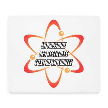 Physique comique 4 - Tapis de souris (format paysage) - blanc - Devant