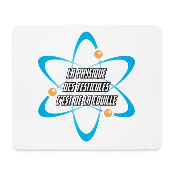Physique comique 2 - Tapis de souris (format paysage) - blanc - Devant