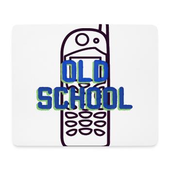 VIEILLE ÉCOLE - Tapis de souris (format paysage) - blanc - Devant
