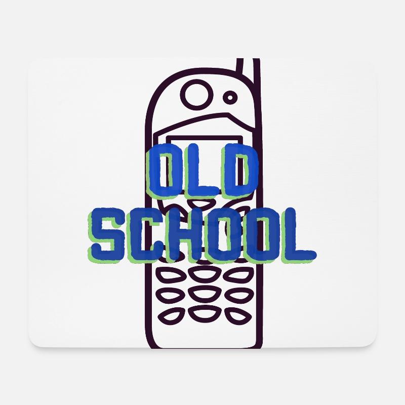 ALTE SCHULE - Mousepad (Querformat) - Weiß