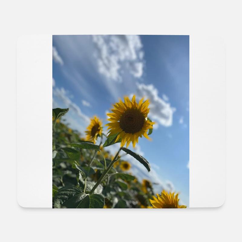 Sunflower - Mousepad (Querformat) - Weiß