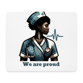 Heartbeat of Care - Mouse Pad (horizontal) - white - Front