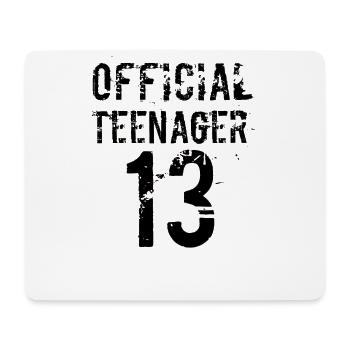 Official Teenager Birthday - Mouse Pad (horizontal) - white - Front