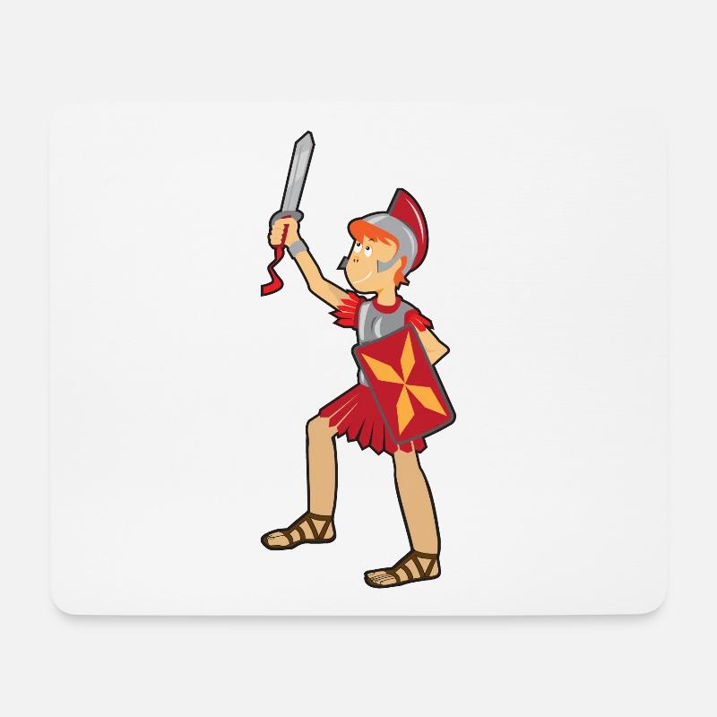 Römer Kind Roemerfest Legionär Sparta Centurio ROM - Mousepad (Querformat) - Weiß