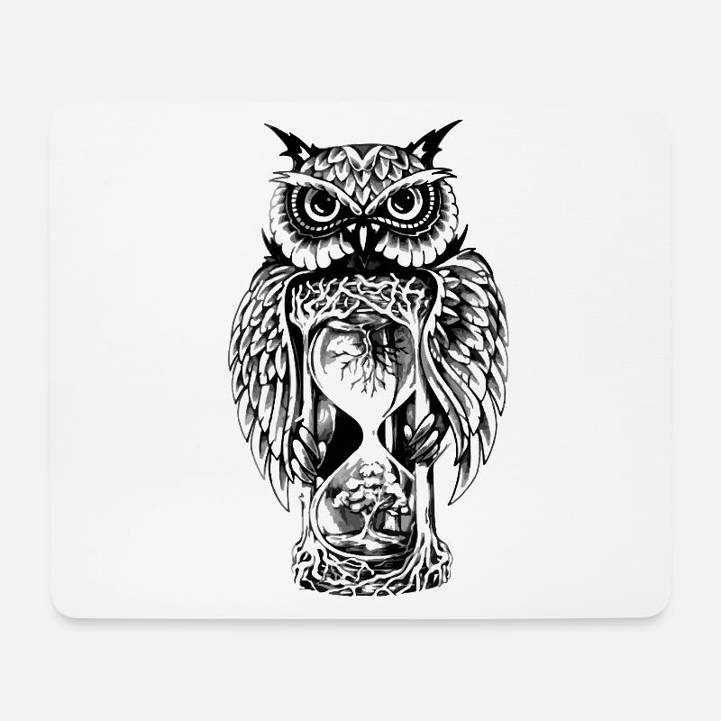 Wächter der Zeit - Mousepad (Querformat) - Weiß