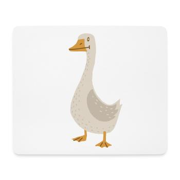 Goose (derpy) - Mouse Pad (horizontal) - white - Front