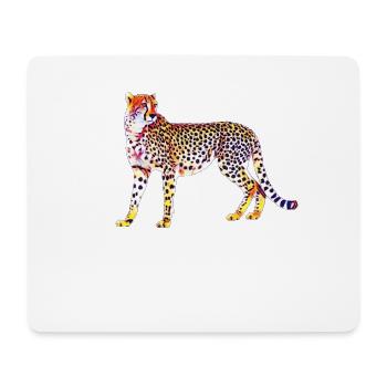 cheetah - Mouse Pad (horizontal) - white - Front