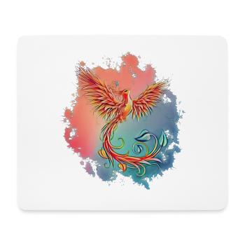 Phönix - Mousepad (Querformat) - Weiß - Vorne
