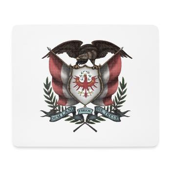 Fierté tyrolienne : la fidélité éternelle à la province du Tyrol - Tapis de souris (format paysage) - blanc - Devant