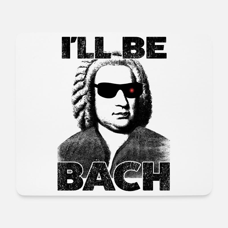 I’ll Be Bach – la musique classique rencontre le culte - Tapis de souris (format paysage) - blanc