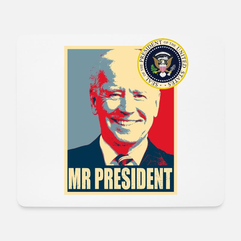 POTUS Joe Biden - Herr Präsident Joe Biden - Mousepad (Querformat) - Weiß