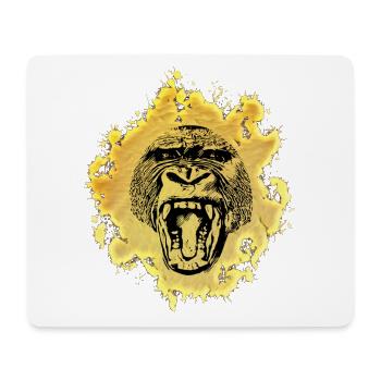 Monkey - Mouse Pad (horizontal) - white - Front
