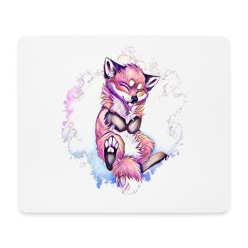 Fuchs - Mousepad (Querformat) - Weiß - Vorne