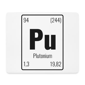 Plutonium-chimiste - Tapis de souris (format paysage) - blanc - Devant
