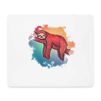 Paresseux - Tapis de souris (format paysage) - blanc - Devant
