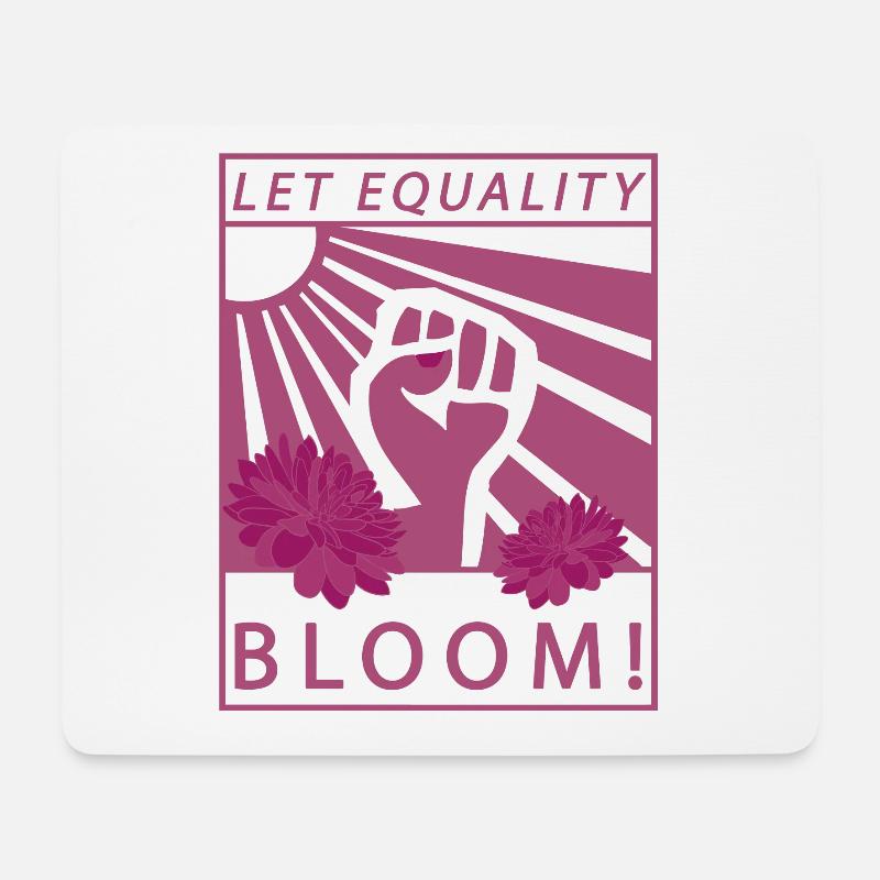Equality Equality Feminist - Mouse Pad (horizontal) - white