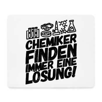 Chemiker chemisch Chemie - Mousepad (Querformat) - Weiß - Vorne