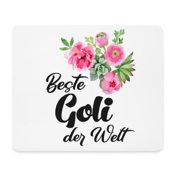 Beste Goli fragen Patentante fragen Taufe Schweiz - Mousepad (Querformat) - Weiß - Vorne
