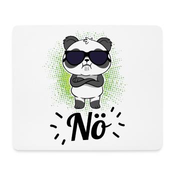 Nö - Panda Bär Cartoon Für Männer, Frauen und Kids - Mousepad (Querformat) - Weiß - Vorne