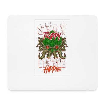 Stay Trippy Little Hippie Weed Cannabis 420 - Mousepad (Querformat) - Weiß - Vorne