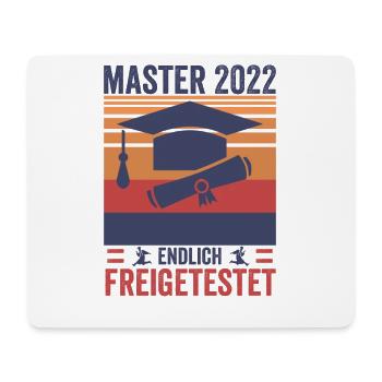 Vintage Master Studium Endlich Freigetestet Shirt - Mousepad (Querformat) - Weiß - Vorne