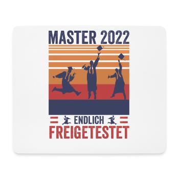 Vintage Master Studium Endlich Freigetestet Shirt - Mousepad (Querformat) - Weiß - Vorne