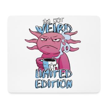 Annoyed Cartoon Axolotl - Édition Limitée Dicton - Tapis de souris (format paysage) - blanc - Devant