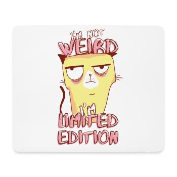 Annoyed Cartoon Cat - Limited Edition - Saying - Mouse Pad (horizontal) - white - Front