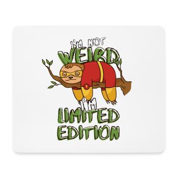 Cool Cartoon Sloth - Limited Edition - Saying - Mouse Pad (horizontal) - white - Front
