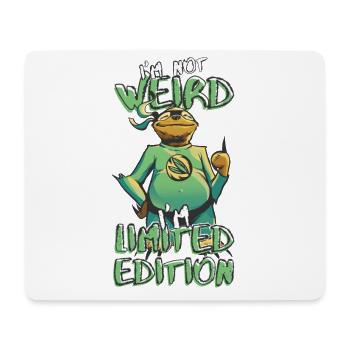 Cooles Cartoon Faultier - Limited Edition - Spruch - Mousepad (Querformat) - Weiß - Vorne