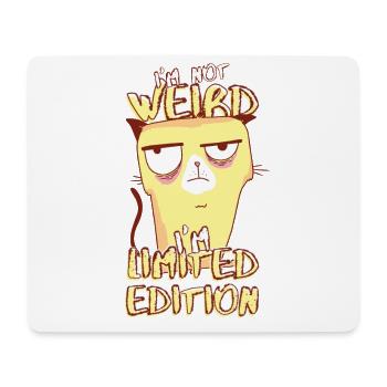 Annoyed Cartoon Cat - Limited Edition - Saying - Mouse Pad (horizontal) - white - Front