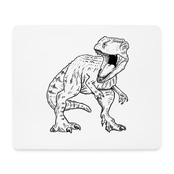 Giganotosaurus - Mousepad (Querformat) - Weiß - Vorne