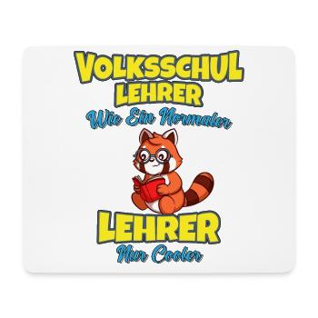 Volksschullehrer Volksschule Lehrkraft Lehrer - Mousepad (Querformat) - Weiß - Vorne