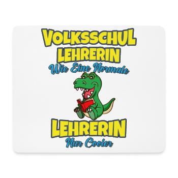 Volksschullehrerin Volksschule Lehrkraft Lehrerin - Mousepad (Querformat) - Weiß - Vorne