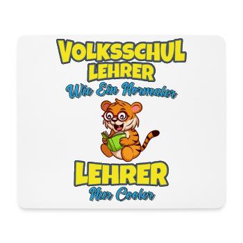 Volksschullehrer Volksschule Lehrkraft Lehrer - Mousepad (Querformat) - Weiß - Vorne