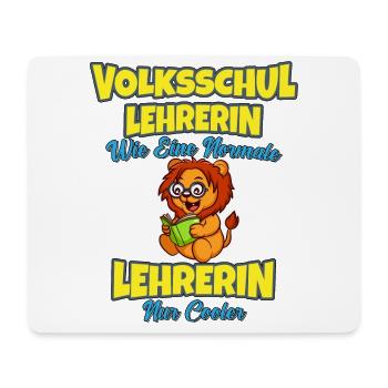 Volksschullehrerin Volksschule Lehrkraft Lehrerin - Mousepad (Querformat) - Weiß - Vorne