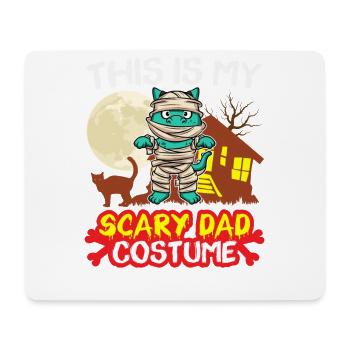 This Is My Scary Dad Costume Funny Halloween - Mouse Pad (horizontal) - white - Front