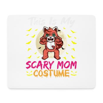 C’est mon costume de maman effrayant drôle Halloween - Tapis de souris (format paysage) - blanc - Devant