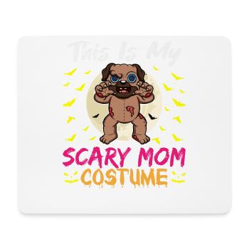C’est mon costume de maman effrayant drôle Halloween - Tapis de souris (format paysage) - blanc - Devant