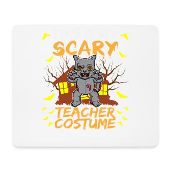 This Is My Scary Teacher Costume School Halloween - Mousepad (Querformat) - Weiß - Vorne