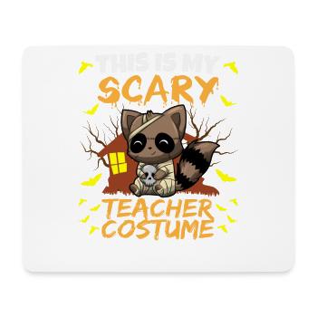 This Is My Scary Teacher Costume School Halloween - Mousepad (Querformat) - Weiß - Vorne