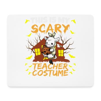 This Is My Scary Teacher Costume School Halloween - Mousepad (Querformat) - Weiß - Vorne