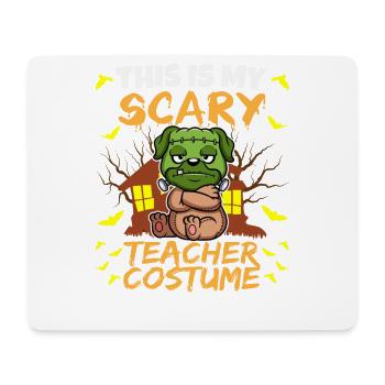 This Is My Scary Teacher Costume School Halloween - Mouse Pad (horizontal) - white - Front