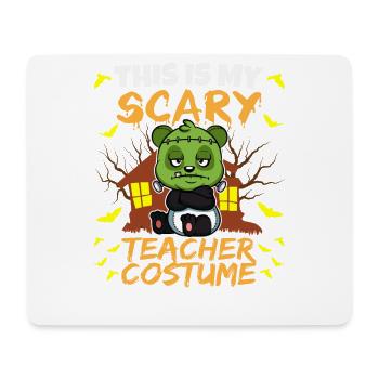 This Is My Scary Teacher Costume School Halloween - Mousepad (Querformat) - Weiß - Vorne