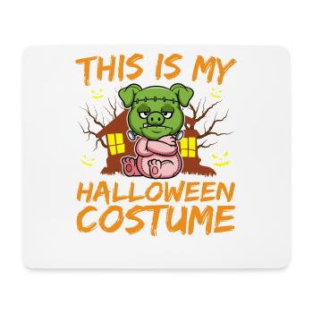 Scary Creepy Animal This Is My Halloween Costume - Mouse Pad (horizontal) - white - Front