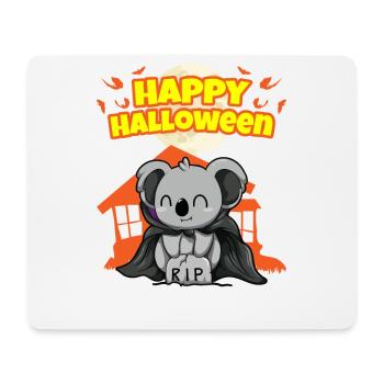 Happy Halloween Scary Funny Hallow's Eve Costume - Mouse Pad (horizontal) - white - Front